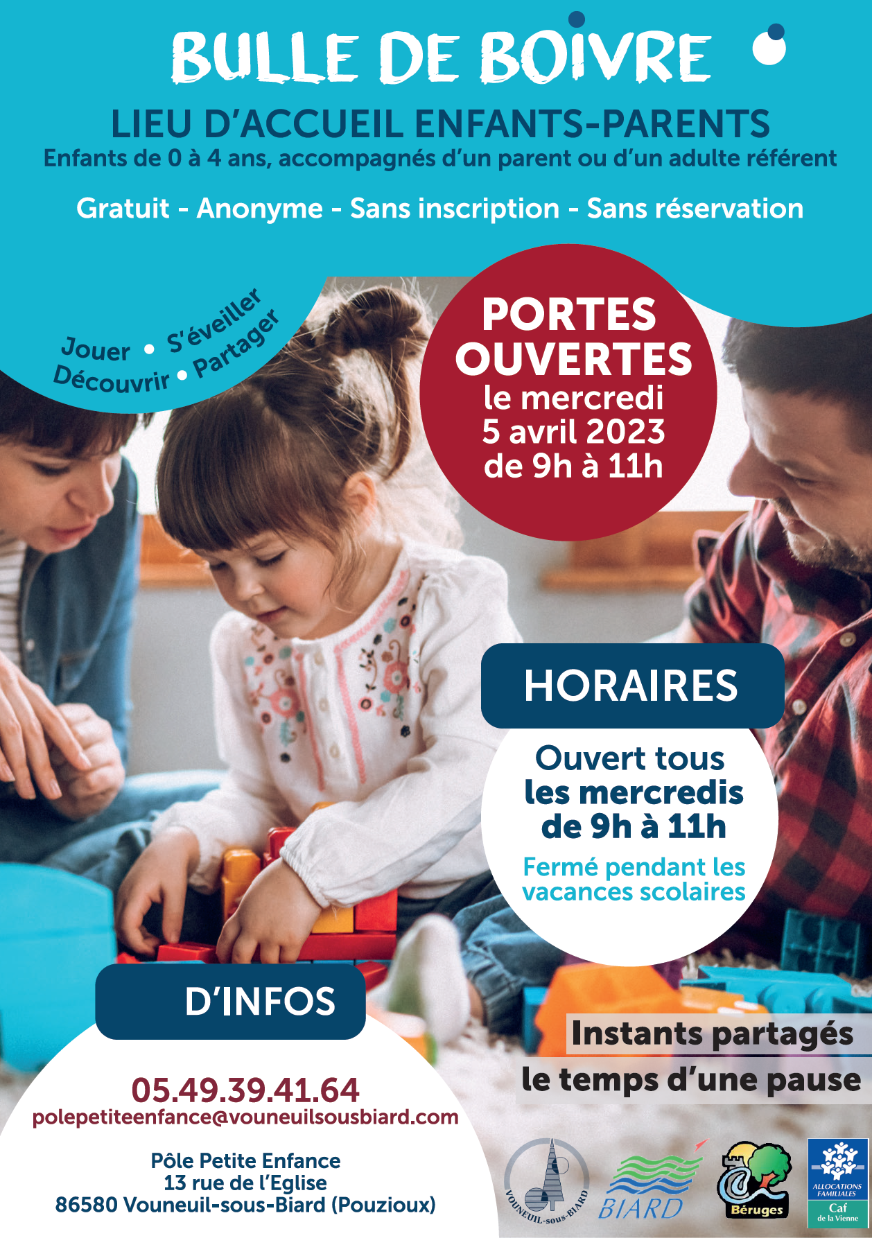 Lieu d&rsquo;accueil Enfants-Parents