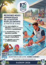 Natation Val de Boivre : créneaux enfants