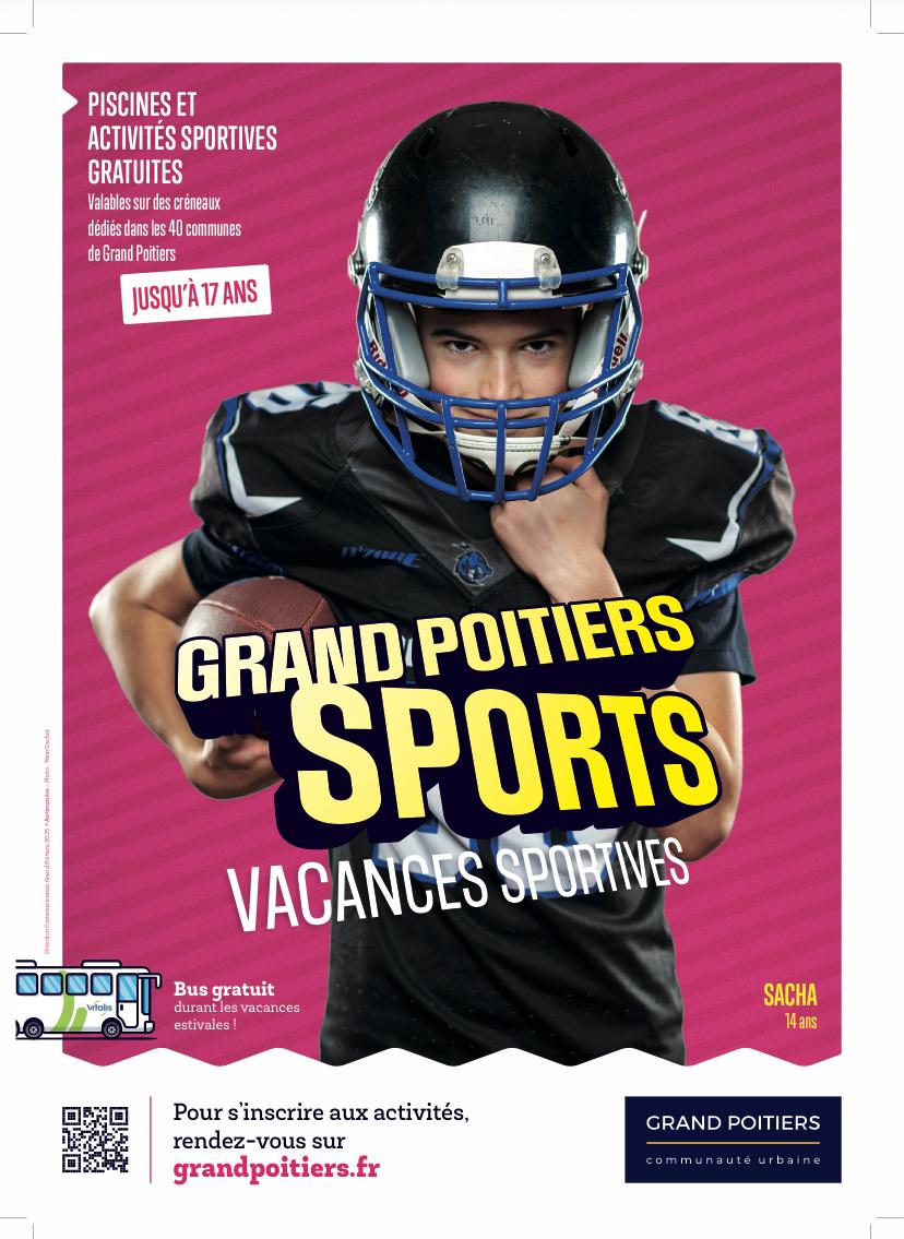 Grand Poitiers Sports – Vacances Sportives : inscriptions en ligne ouvertes