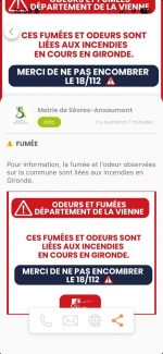 Fumées dans la Vienne