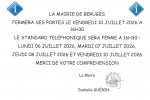 Horaires de la mairie cette semaine