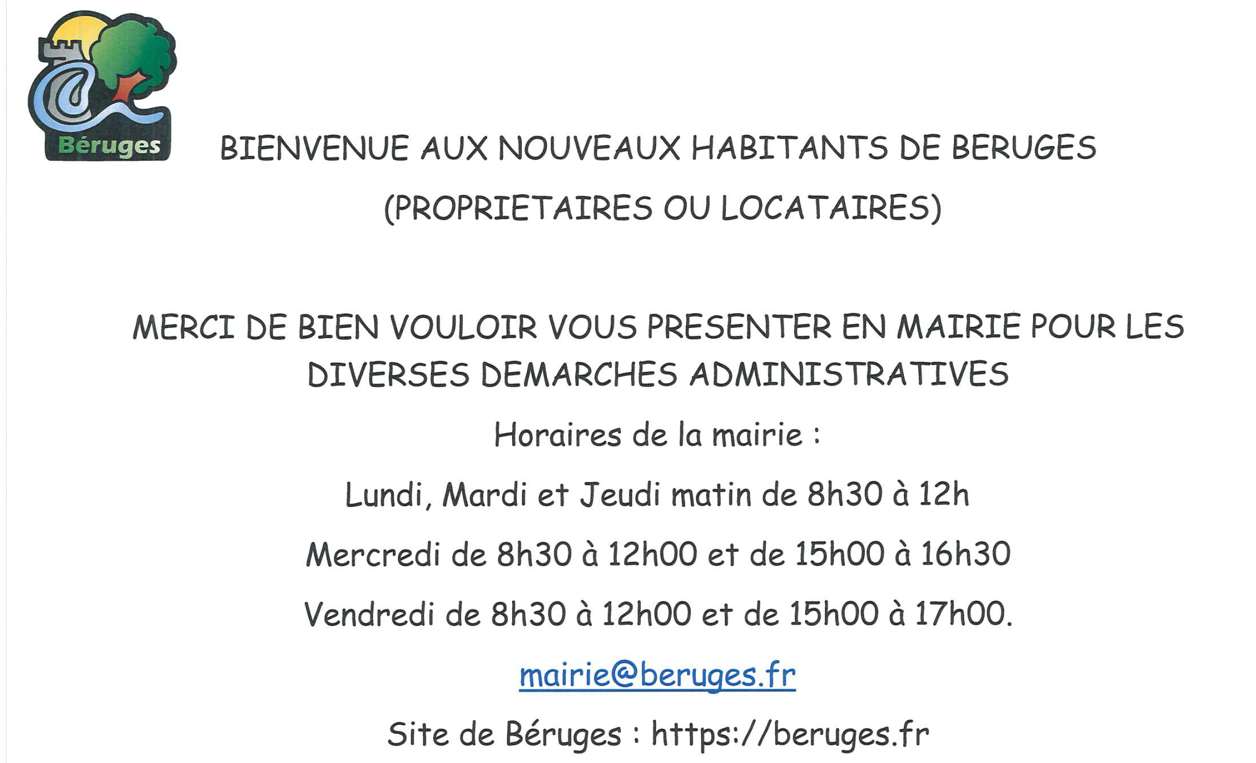 Accueil des nouveaux habitants